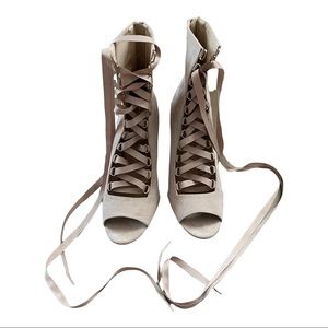 New Liliana peep toe stiletto booties